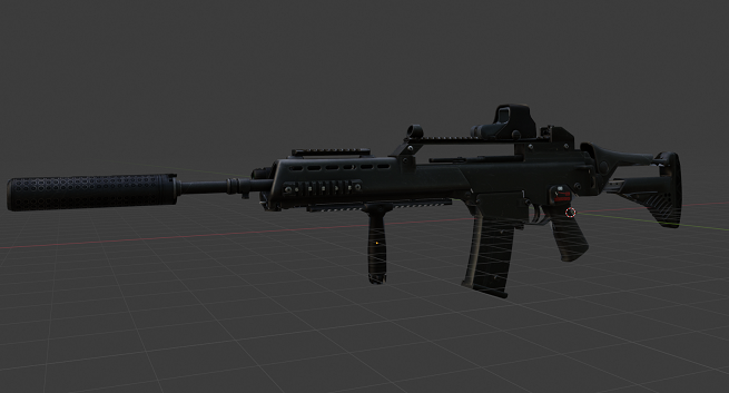 G36A3 – C2A 3D Model