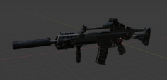 G36KA4 3D Model