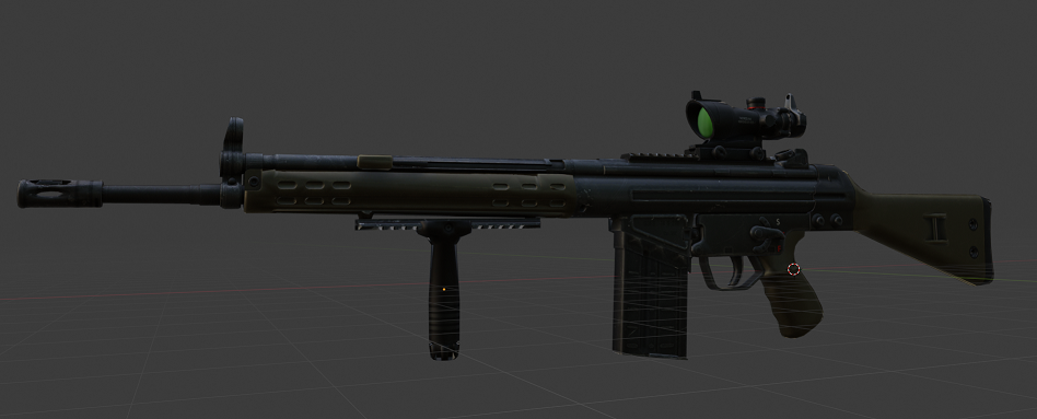 G3A3 – Call to Arms 3D Model