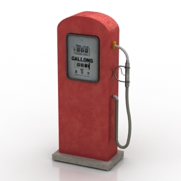 Gasoline pump 3D Model