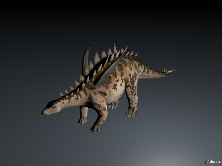 Gigantspinosaurus 3D Model