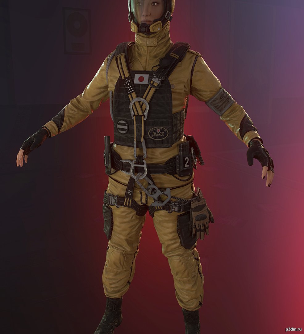 Hibana (Decontamination) 3D Model