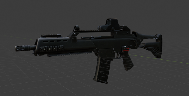 HK G36KA4 3D Model