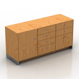 Locker 3D Model