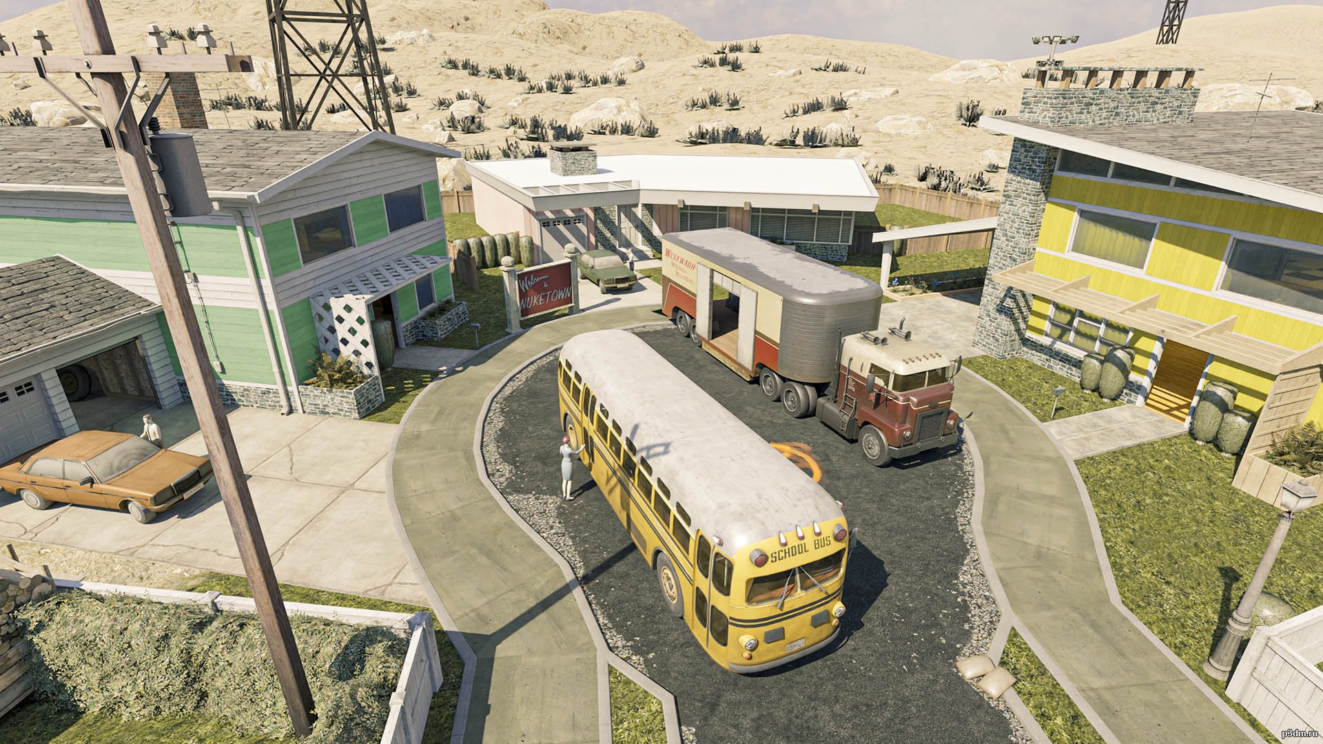 Nuketown (Black Ops 1) 3D Model 3DHunt.co