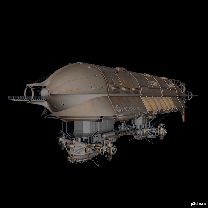 Prydwen Exterior 3D Model