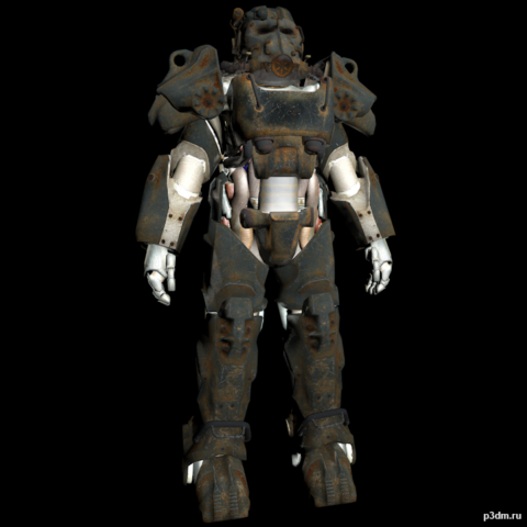 T-60 Power Armor 3D Model_60fe81b94d2a5.png - 3DHunt.co