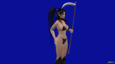 Angel Of Death With Tits 3D Model