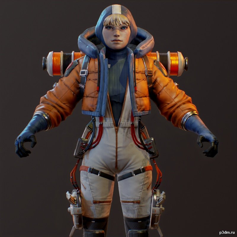 Apex Legends Wattson 3d Model 6923