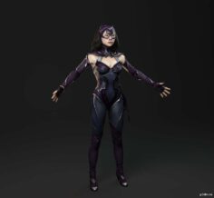Kitana Katwoman of Outworld 3D Model