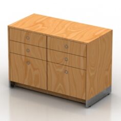 Locker 3D Model