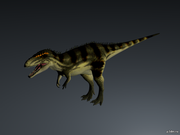 Mapusaurus 3D Model