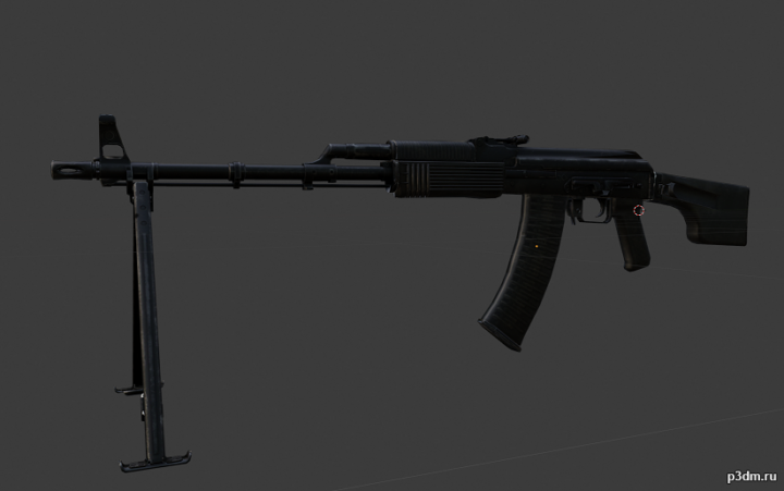 RPK-74M 3D Model