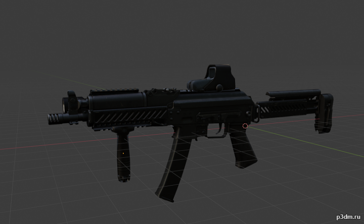 Vityaz-SN / PP-19-01 3D Model