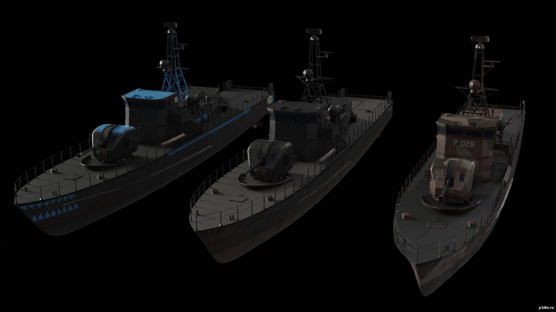 CS Corvette 3D Model