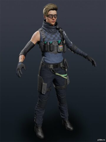 Osa – Rainbow Six Siege 3D Model_613c761415fb2.jpeg - 3DHunt.co