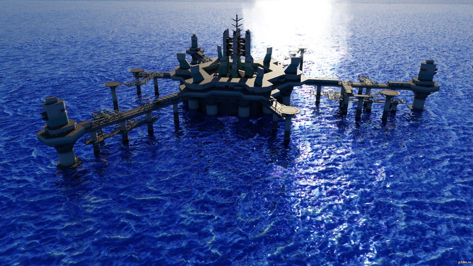 Stingray Station 3D Model