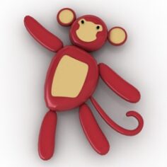 Macaco desenho animado Modelo 3D $10 - .obj .fbx - Free3D