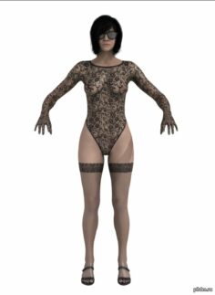 Valerie LaceSuit 3D Model