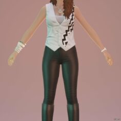 Woman Anita 3D Model
