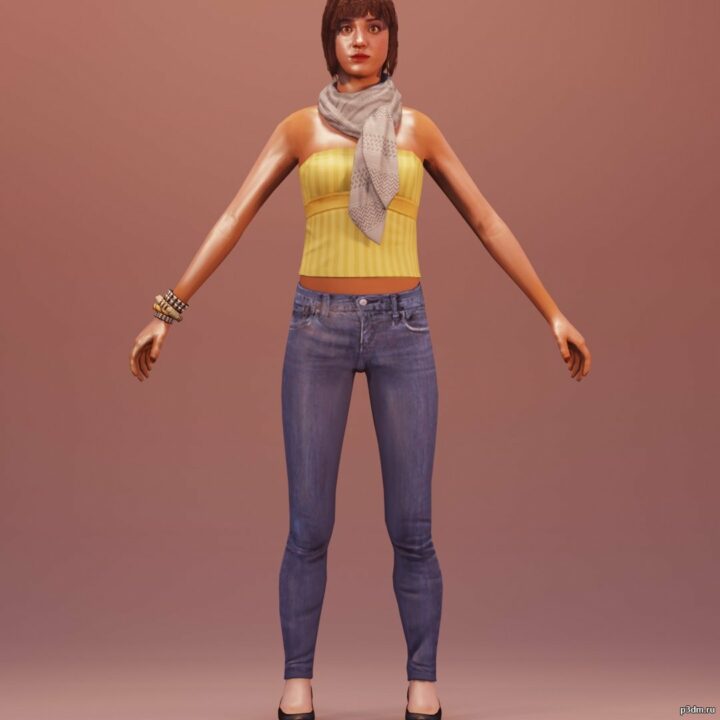 Woman Teen 2 3D Model