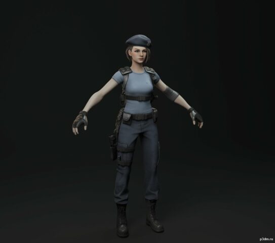 Jill Valentine 3D Model_617d0fe866b7f.jpeg - 3DHunt.co