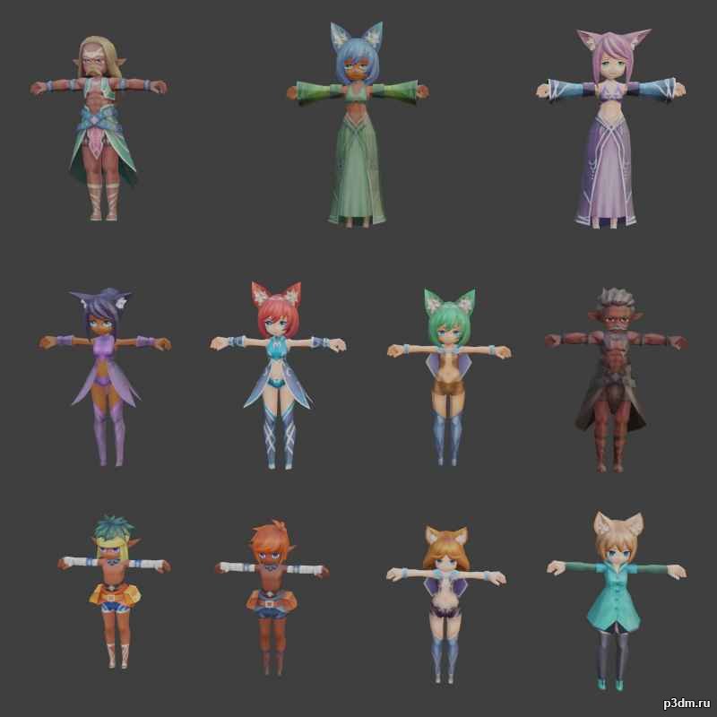 Lucier People 3D Model