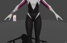 Marvel: Ultimate Alliance 3 Spider Gwen 3D Model