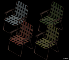 Camping Chair 2 3D Model