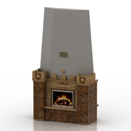 Fireplace 3D Model