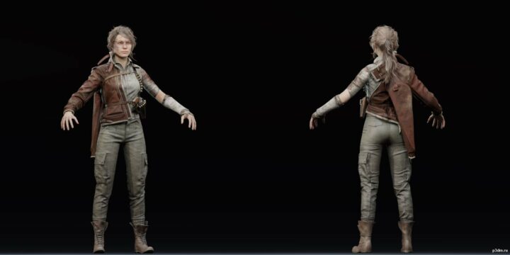 Hanna Delacroix 3D Model