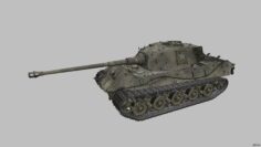 King Tiger 211 Captured 3D Model
