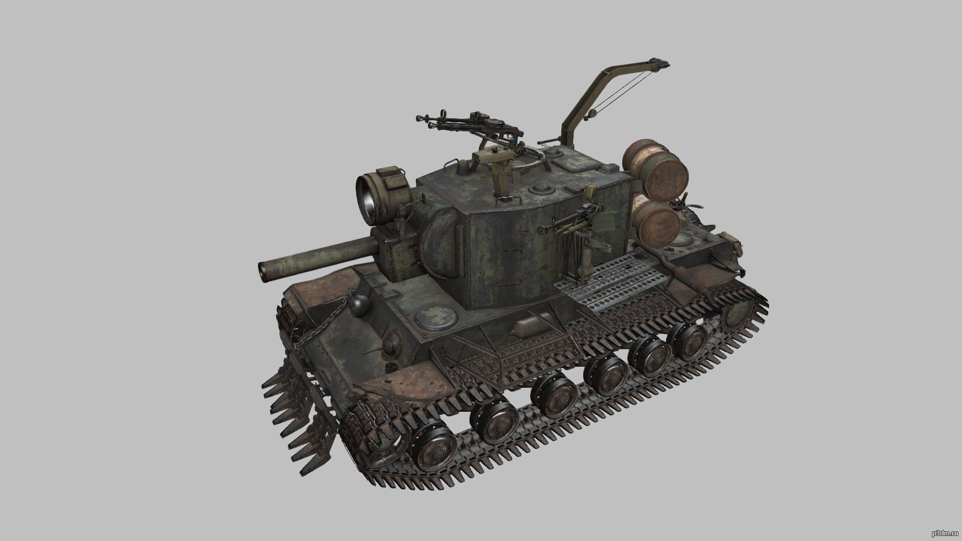 KV-2 Crimson Legion 3D Model