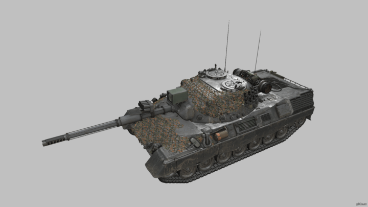 Leopard 1 Blitzlicht 3D Model