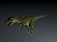 Qianzhousaurus 3D Model