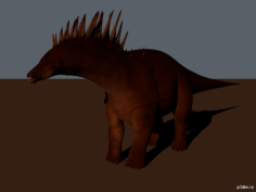 Amargasaurus 3D Model