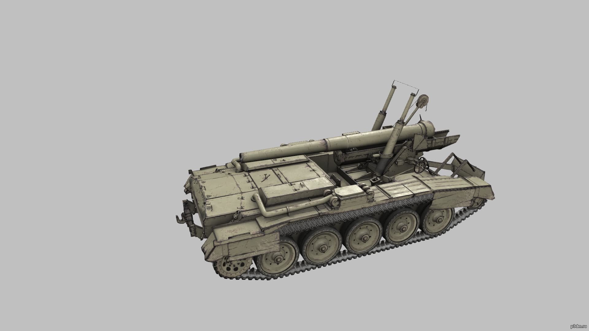 Crusader 5.5in. SP 3D Model