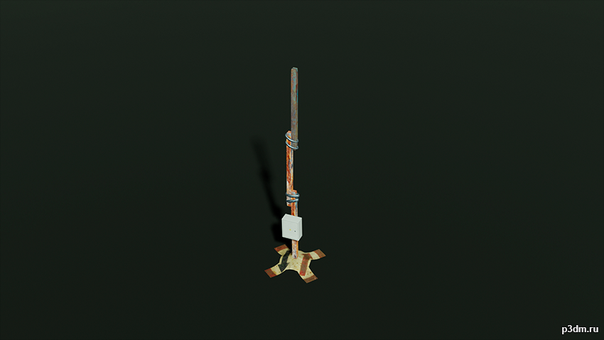 Р­Р»РµРєС‚СЂРѕ-СЃС‚РѕР»Р± РјРѕРґСѓР»СЊРЅС‹Р№ РґР»СЏ RUST (beta) 3D Model