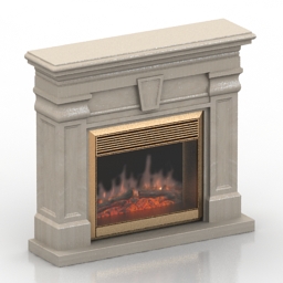 Fireplace 3D Model