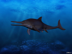 Ichthyosaurus 3D Model