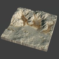 Jagged hills – 3d terrain