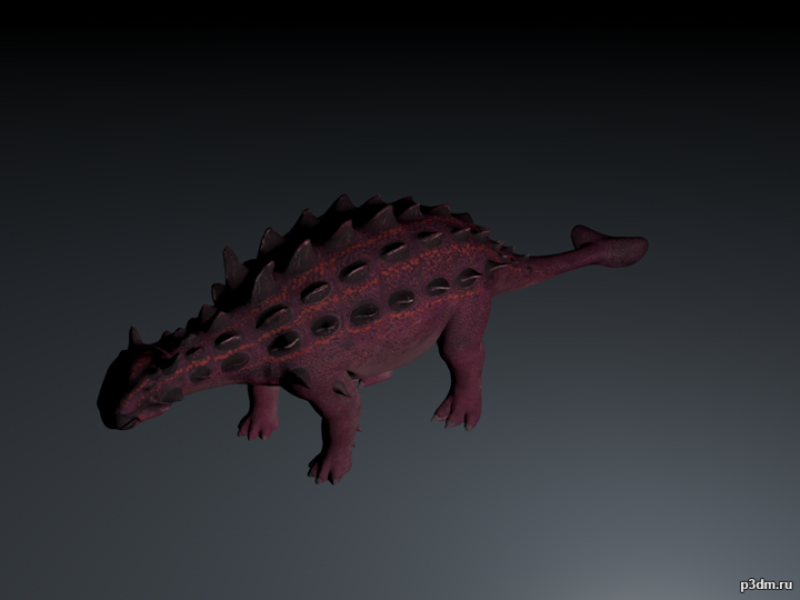 Minotaurasaurus 3D Model