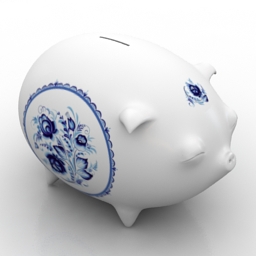 Piggy bank 3D Model