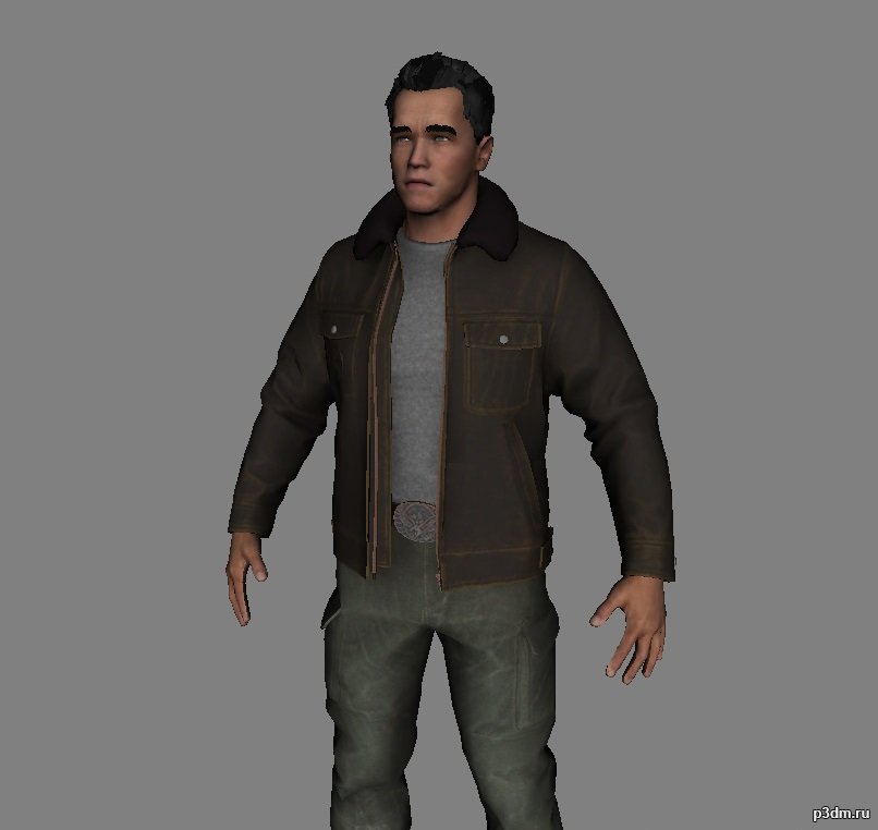 Schwarzenegger 3D Model