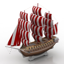 Ship 3D Model