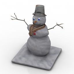 Snowman 3D Model