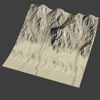 Tyrol  – 3d mountain