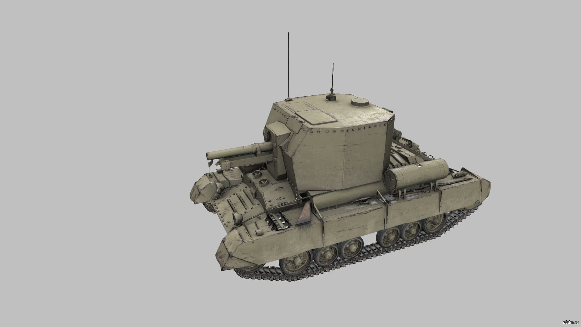 Valentine MK.I Bishop 3D Model