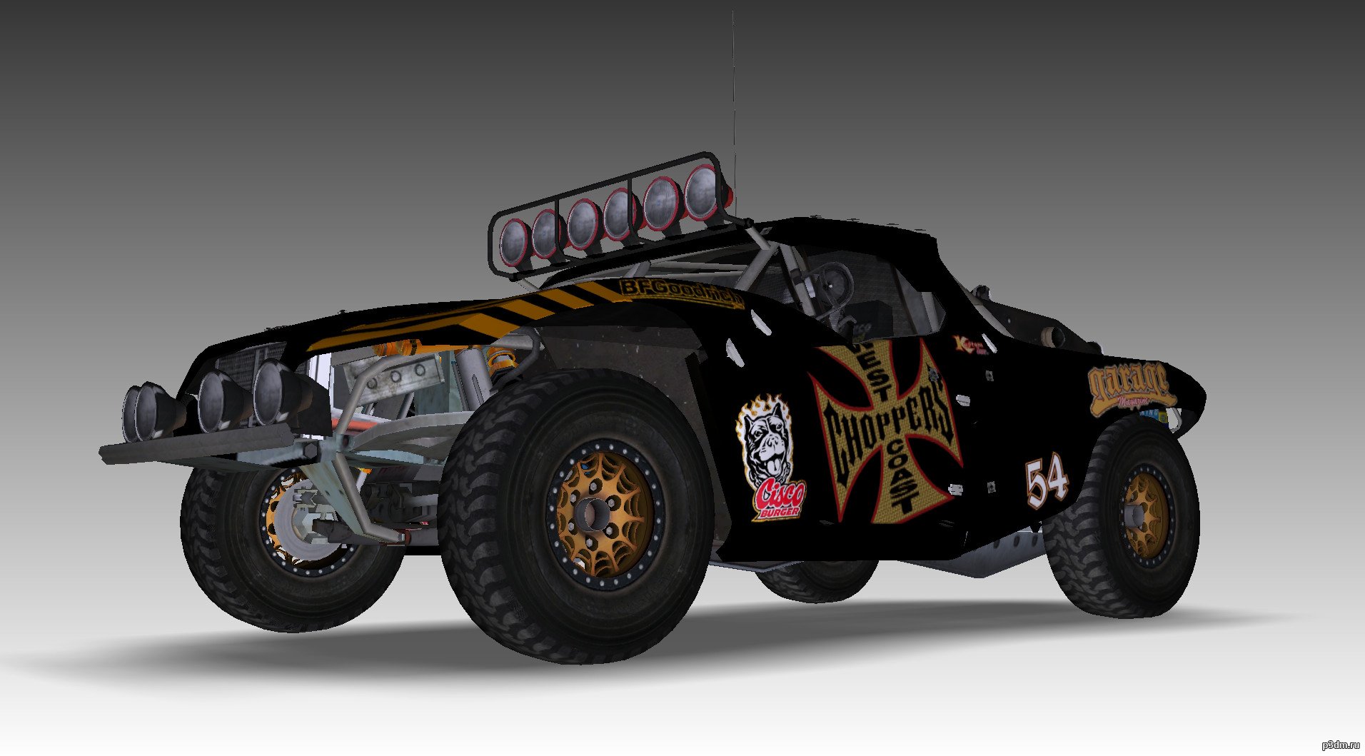 West Coast Choppers 3D Model