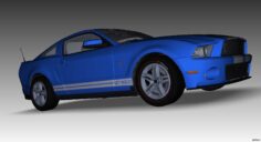 2010 Ford Shelby GT500 3D Model